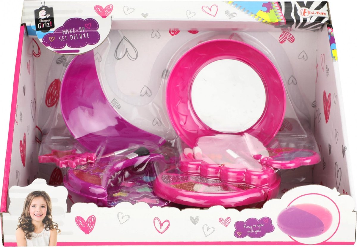 Toi-Toys Toi Toys make upset deluxe 25 cm - Roze