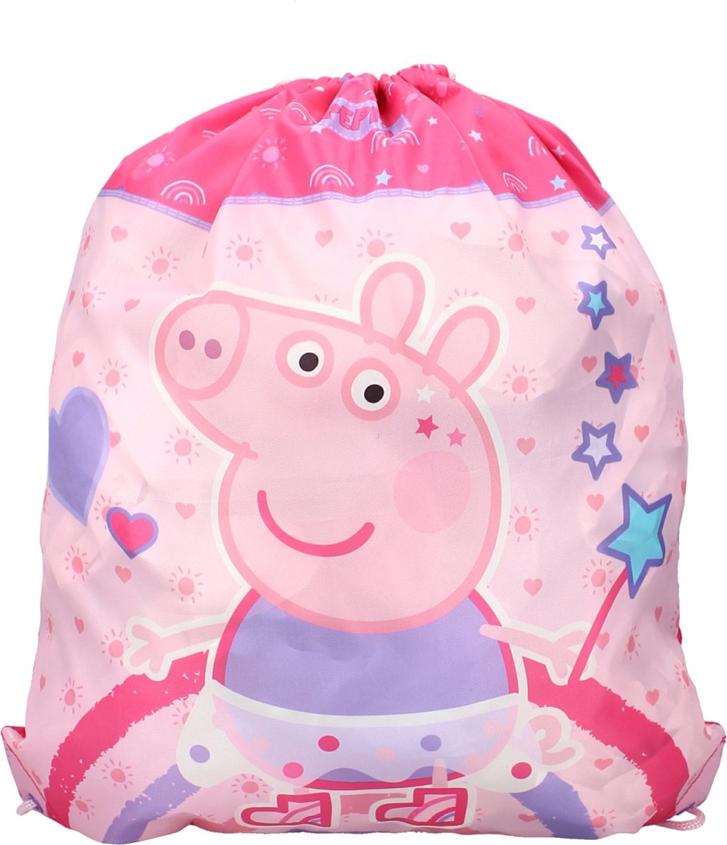Nickelodeon gymtas Peppa Pig Made of Magic 44 x 37 cm - Roze