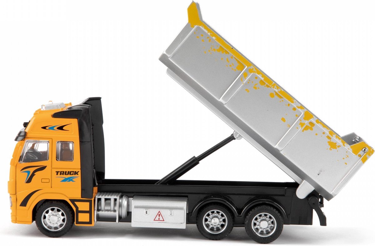 Toi-Toys Toi Toys kiepwagen 12 cm - Oranje