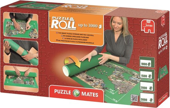 Jumbo Puzzle & Roll Mat - 3000 Stukjes - Groen