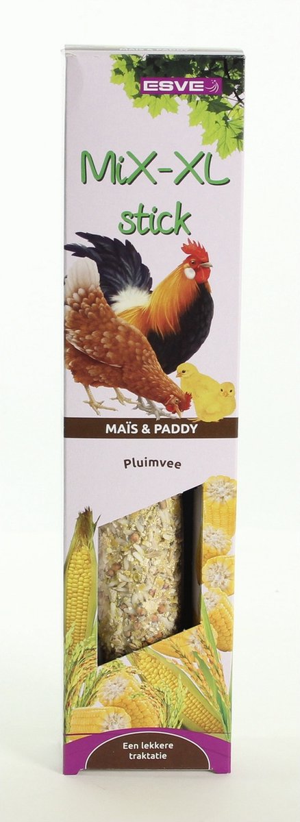 Esve Mix-Xl Stick Pluimvee - Kippenvoer - Mais Rijst 0.219 kg per stuk