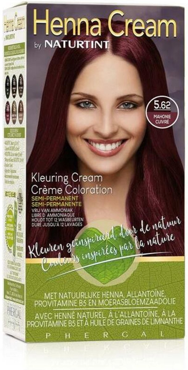 Naturtint Henna Cream 5.62 Mahonie Semi-Permanente Kleuring