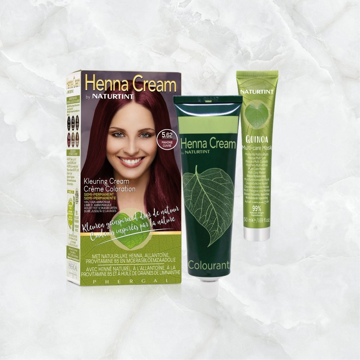 Naturtint Henna Cream 5.62 Mahonie Semi-Permanente Kleuring