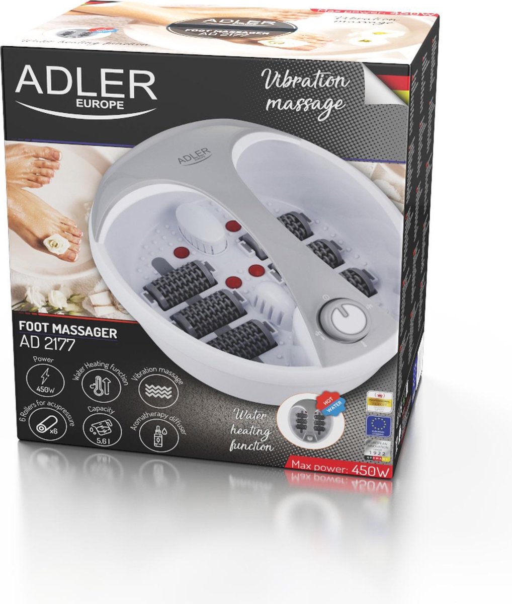 Adler Voetmassageapparaat AD 2177 - 5,6 L