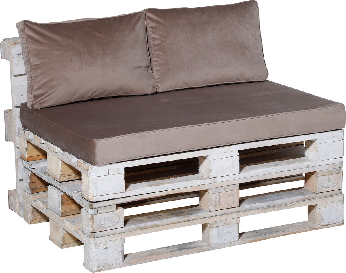 Madison Lounge Kussen Velvet 120 x 80 cm - Bruin