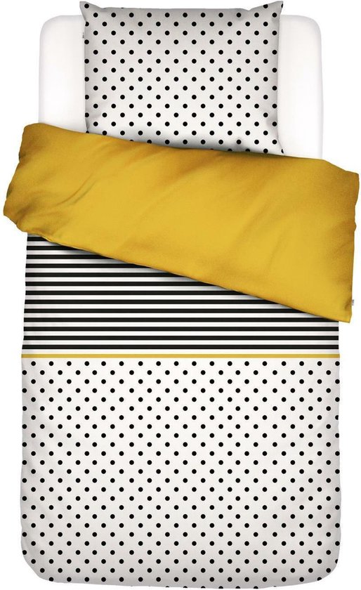 Covers & Co Double Trouble Dekbedovertrek 200 x 220 cm - Zwart