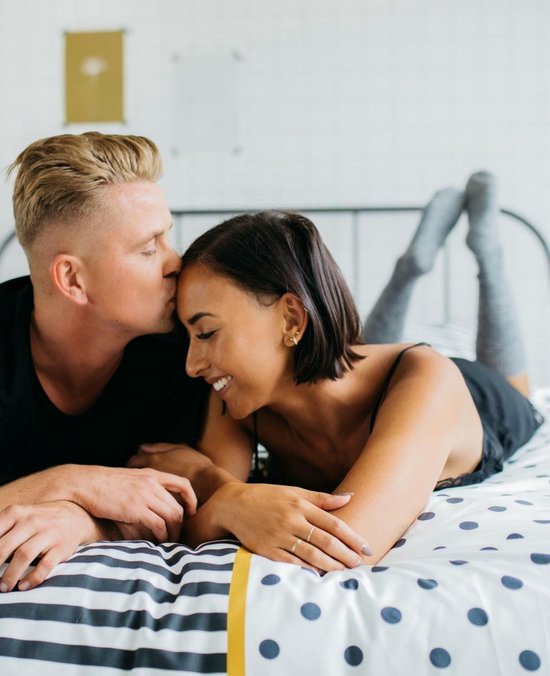 Covers & Co Double Trouble Dekbedovertrek 200 x 220 cm - Zwart