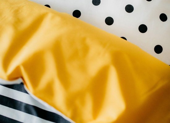 Covers & Co Double Trouble Dekbedovertrek 200 x 220 cm - Zwart