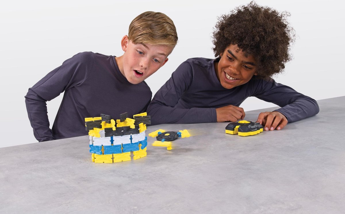 Goliath dominostenen Reaxion Xplode junior blauw/geel 233 delig