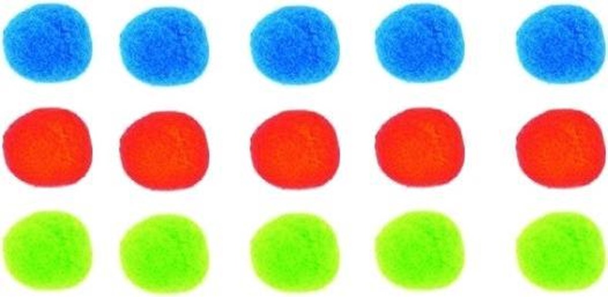 Toi-Toys Toi Toys splashballen blauw/groen/rood 15 stuks