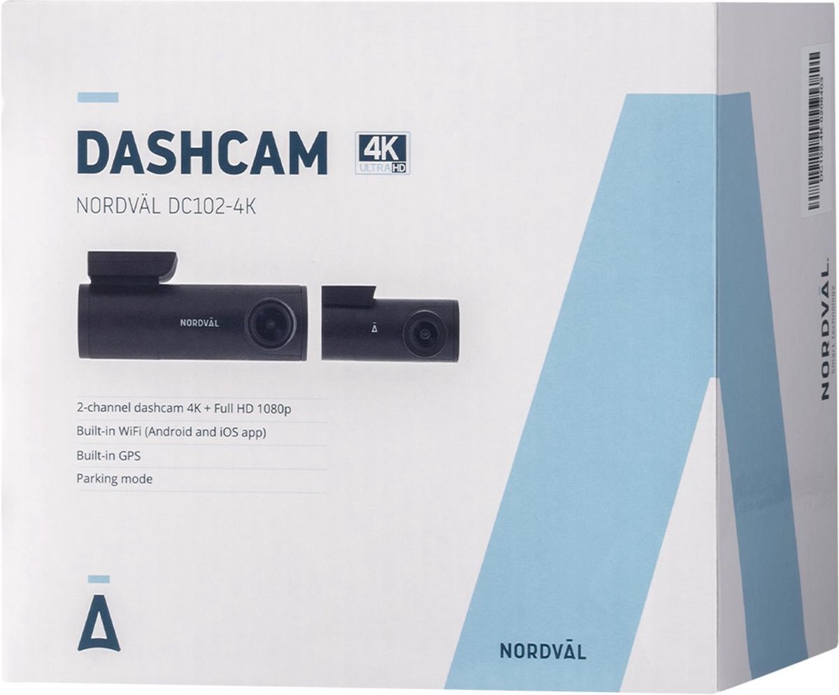 Nordväl DC102-4K WiFi Dashcam 64GB
