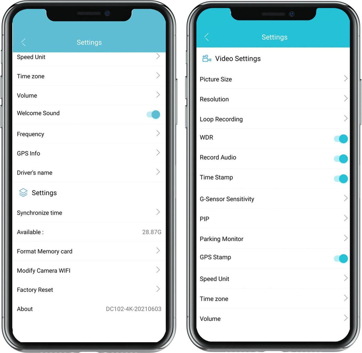 Nordväl DC102-4K WiFi Dashcam 32GB