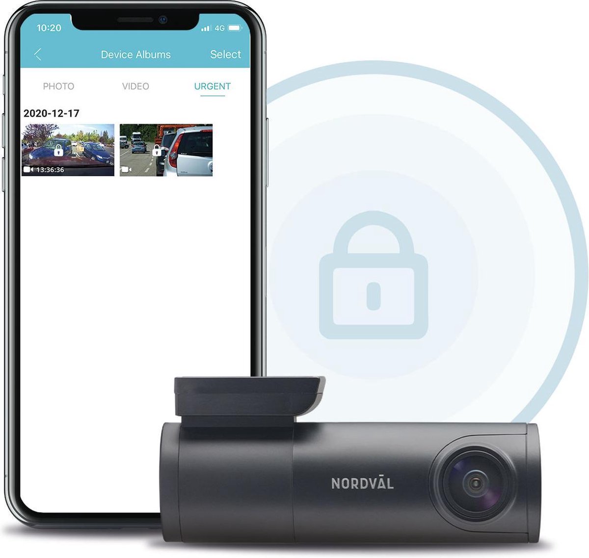 Nordväl DC102-4K WiFi Dashcam 32GB
