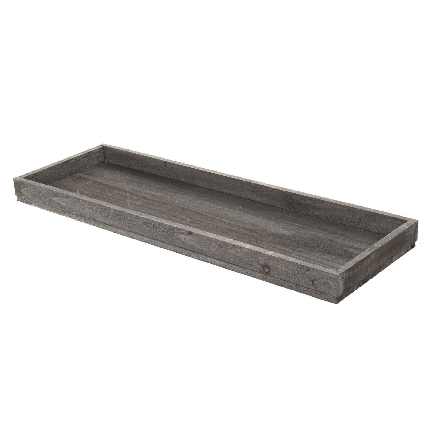 Houten Kaarsenbord/plateau Rechthoekig Naturel 60 X 20 Cm - Kaarsenplateaus - Bruin