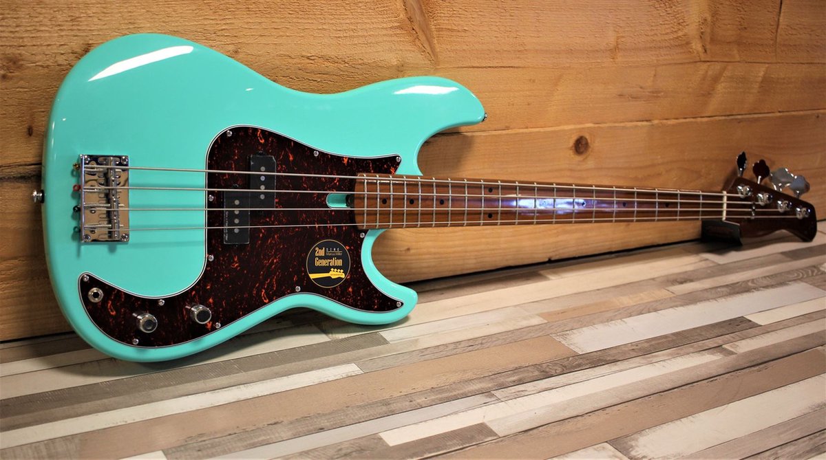 Sire Marcus Miller P5-4 Alder Mild Green elektrische basgitaar