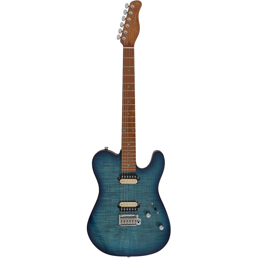 Sire Larry Carlton T7 Flame Maple Transparent Blue elektrische gitaar