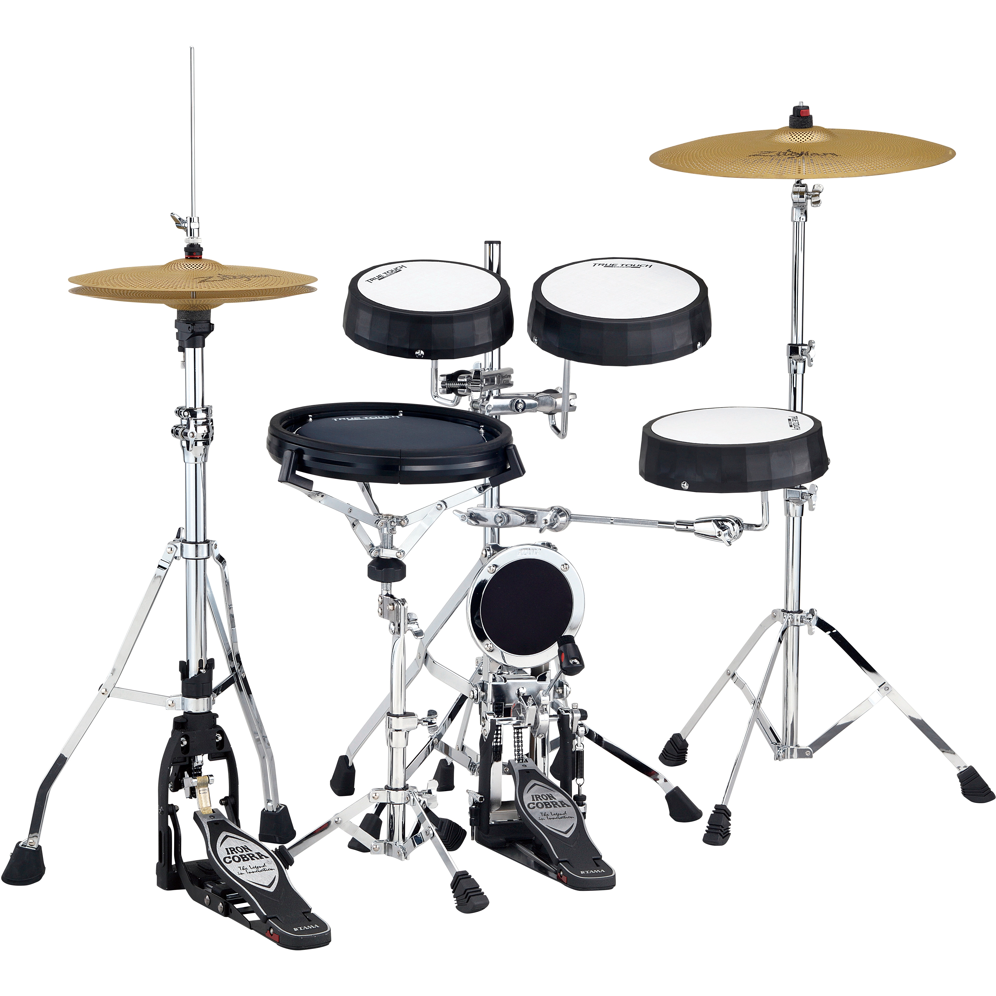 TAMA TTK5S True Touch Training Kit 5-delige stille oefenkit