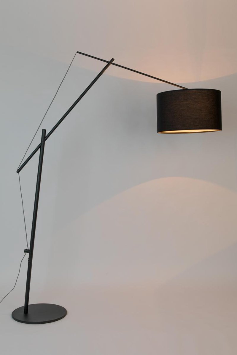 TOM Vloerlamp Tokio 210 X 50 X 168 Cm Staal/textiel - Zwart