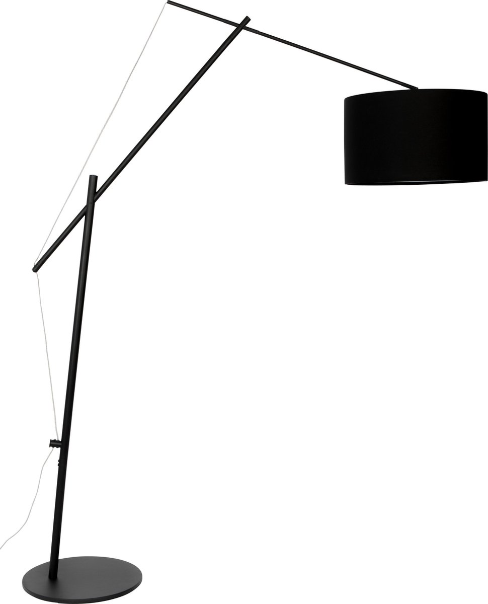 TOM Vloerlamp Tokio 210 X 50 X 168 Cm Staal/textiel - Zwart