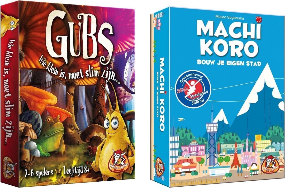 Spellenset - 2 Stuks - Kaartspel - Gubs & Machi Koro