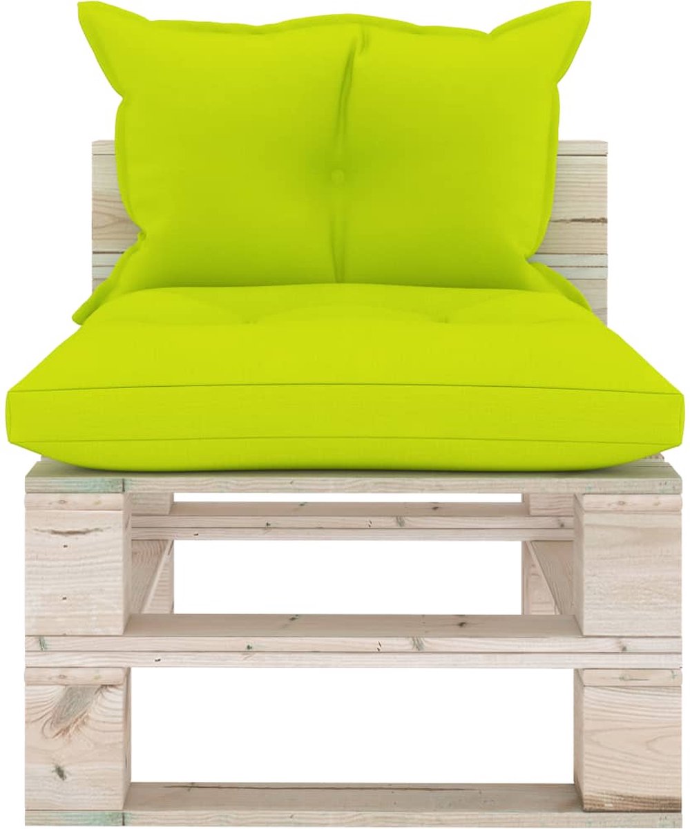 Vidaxl 8-delige Loungeset Met Kussens Pallet Grenenhout - Groen