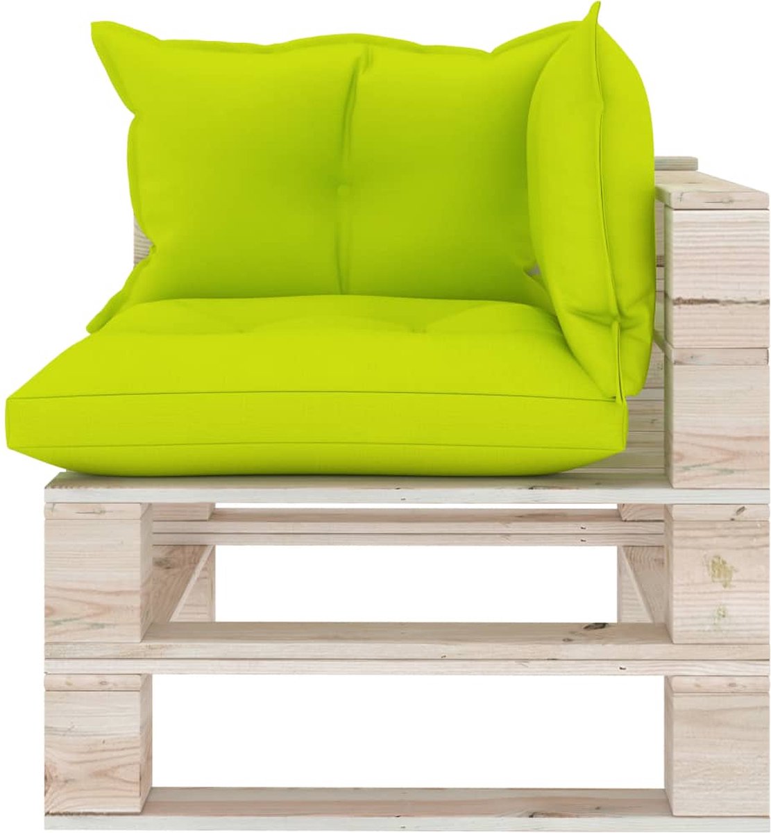 Vidaxl 8-delige Loungeset Met Kussens Pallet Grenenhout - Groen