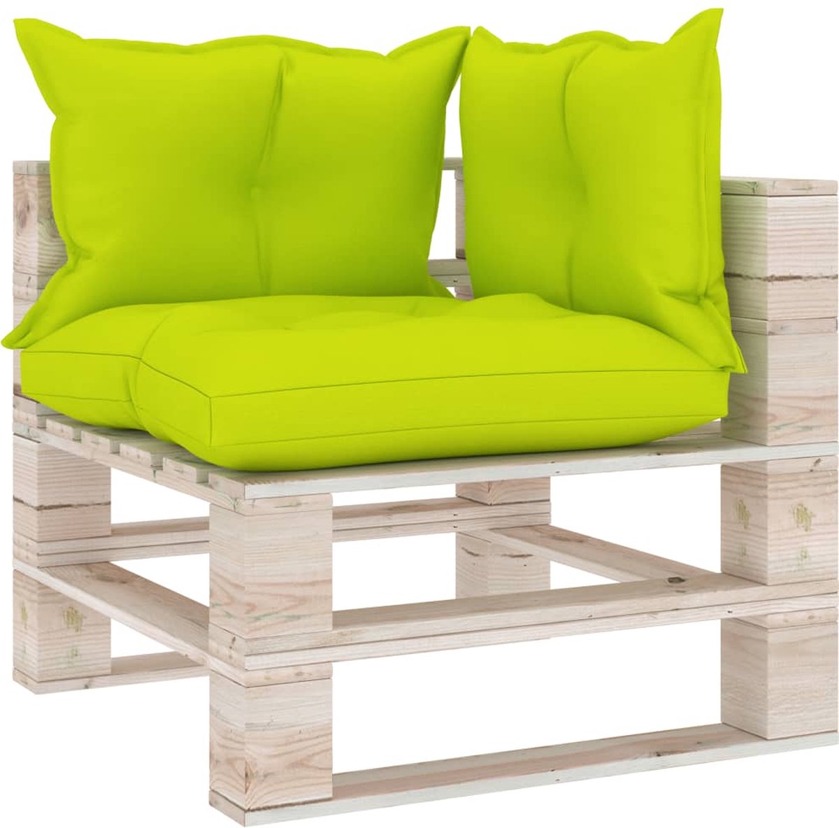 Vidaxl 8-delige Loungeset Met Kussens Pallet Grenenhout - Groen