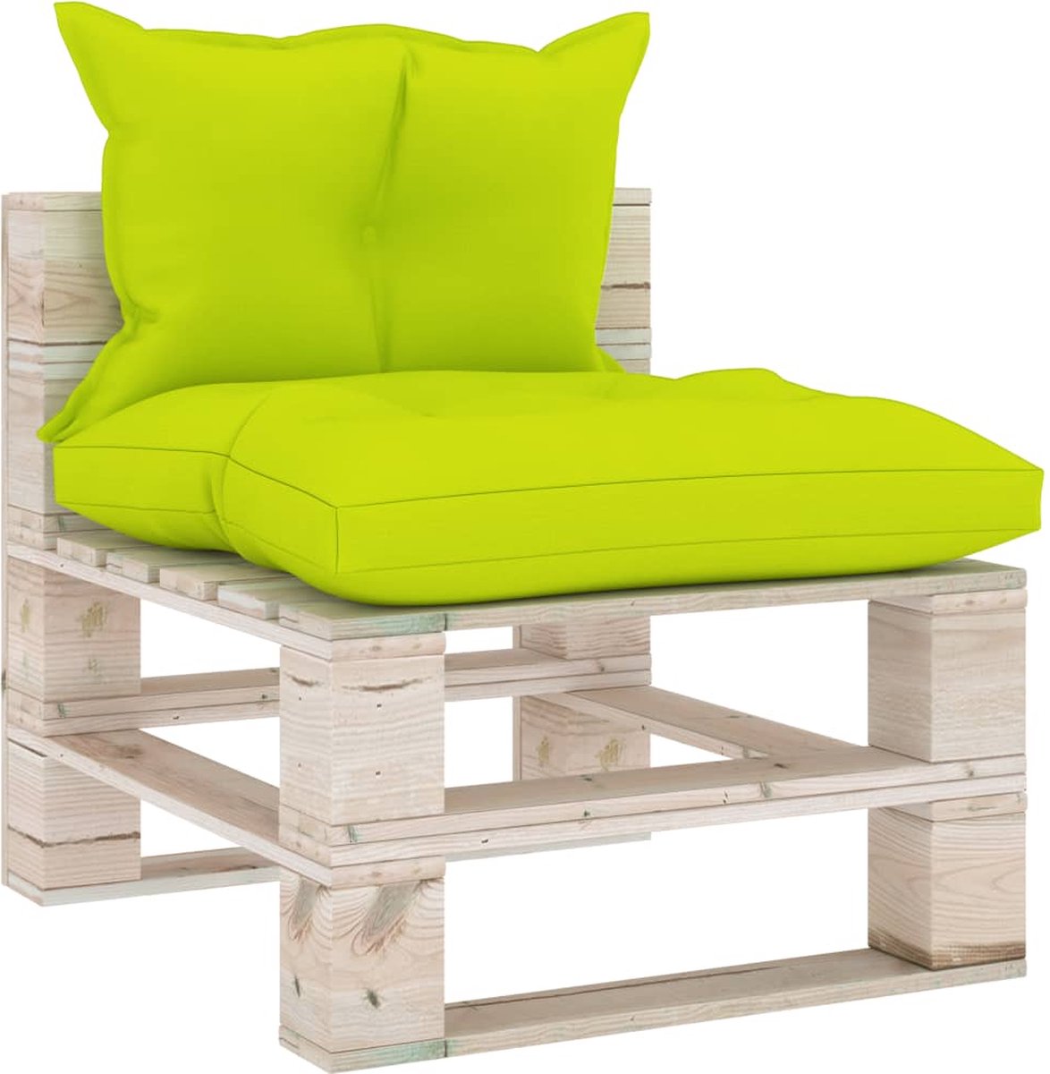 Vidaxl 8-delige Loungeset Met Kussens Pallet Grenenhout - Groen