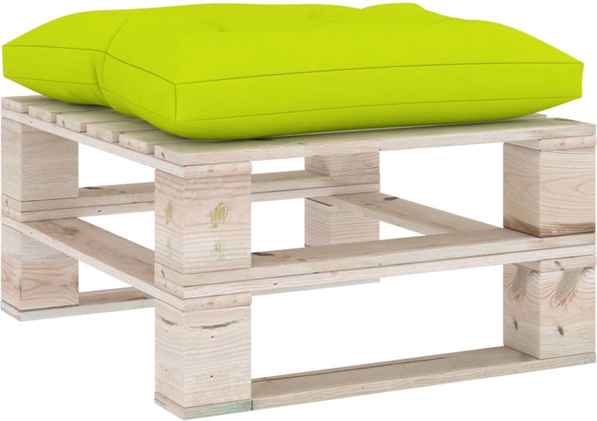 Vidaxl 8-delige Loungeset Met Kussens Pallet Grenenhout - Groen