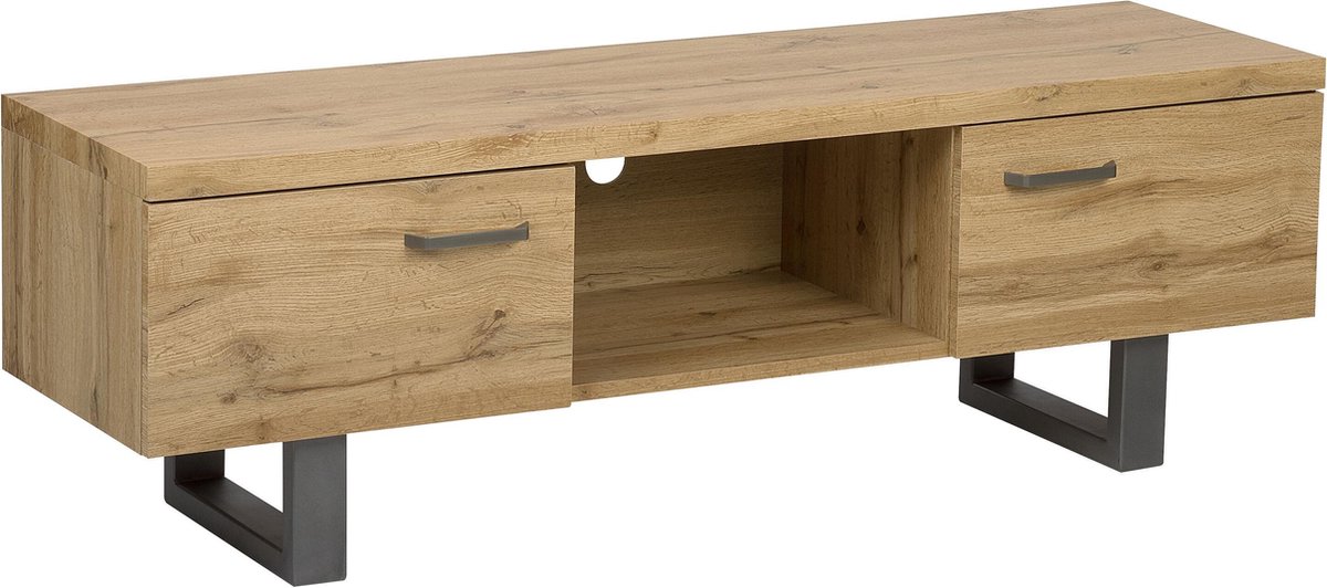 Beliani Timber - Tv-meubel-lichte Houtkleur-mdf - Bruin