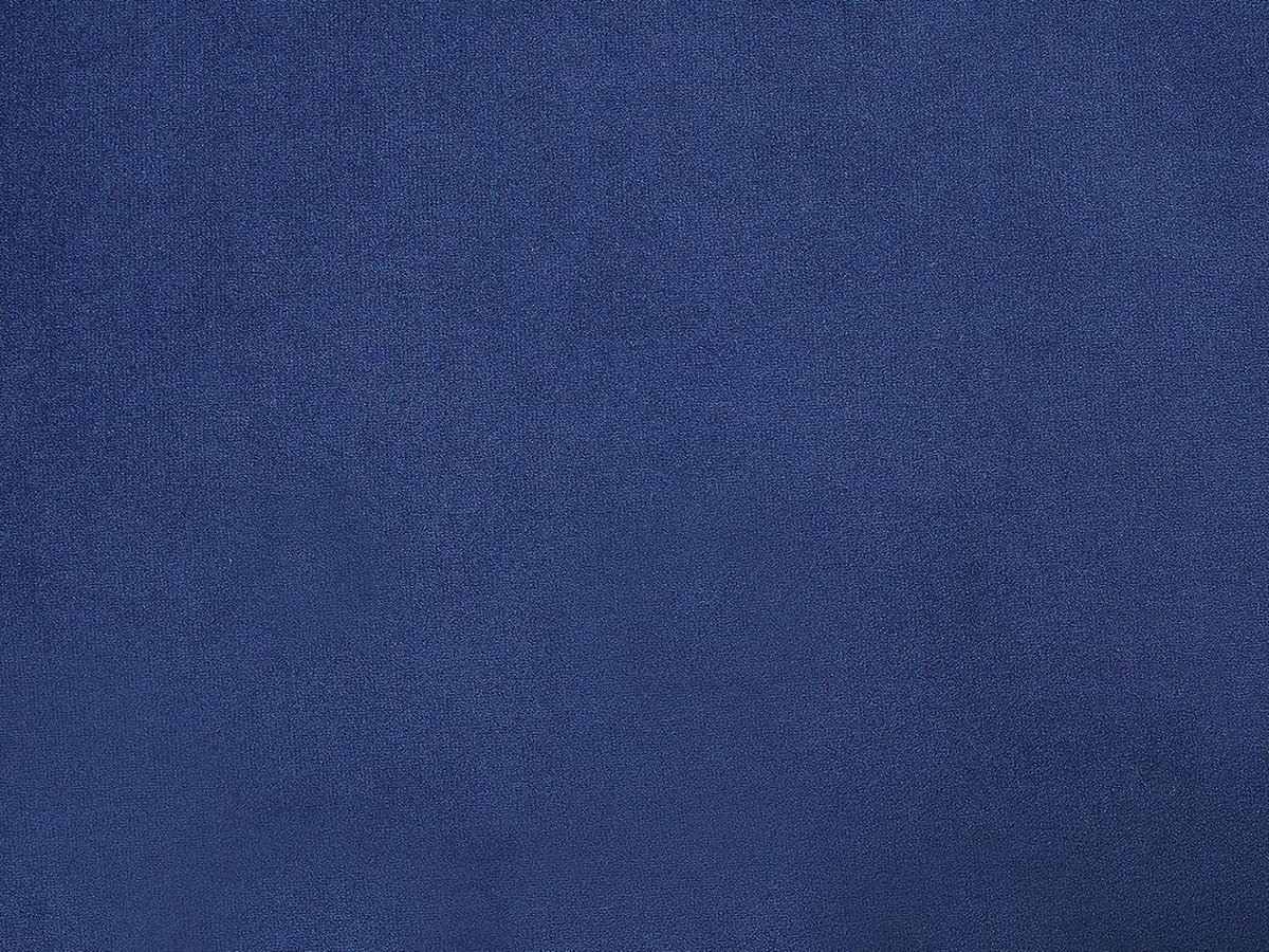 Beliani Allier - Chaise Longue--fluweel - Blauw