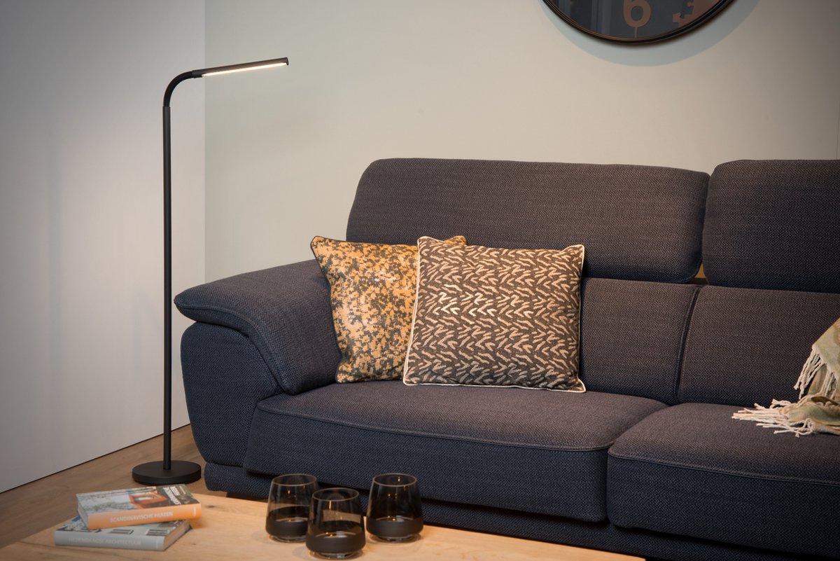 Lucide Gilly Staanlamp Led 5w H153 D20cm 2700k Zwa - Zwart