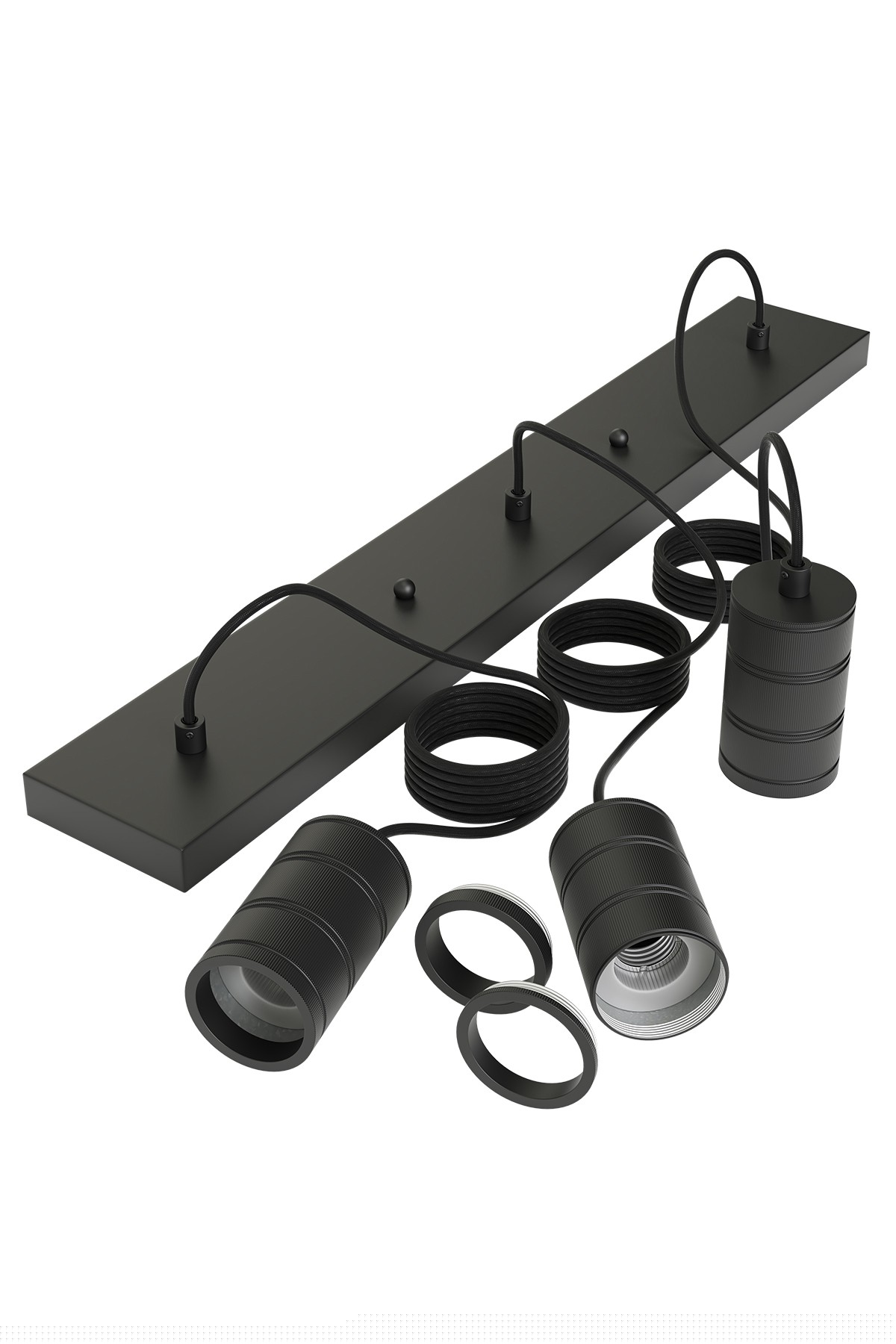 Calex Retro Hanglamp - Zwart