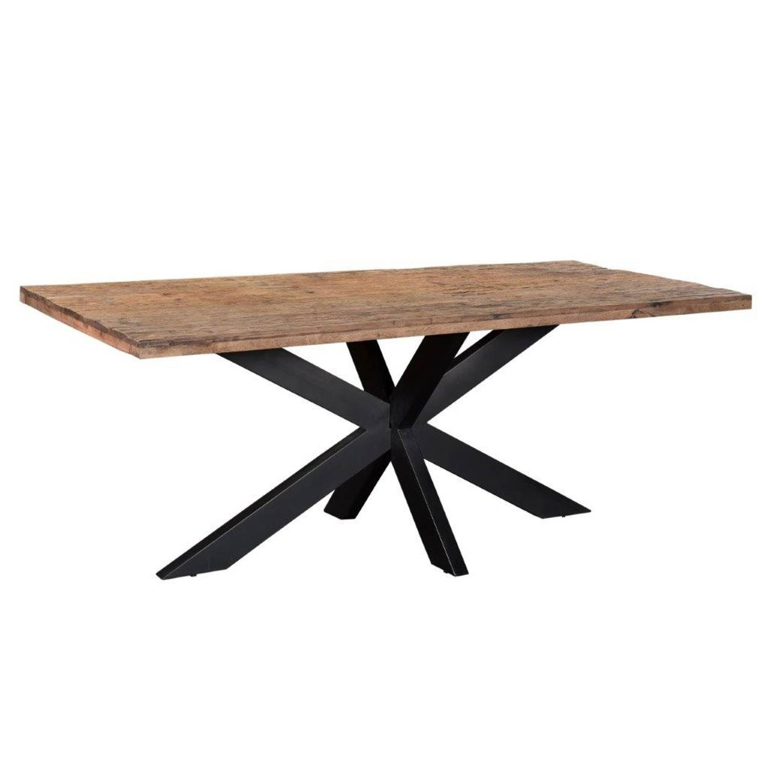 Livingfurn - Eettafel - Dakota Spider 200 Cm - Zwart