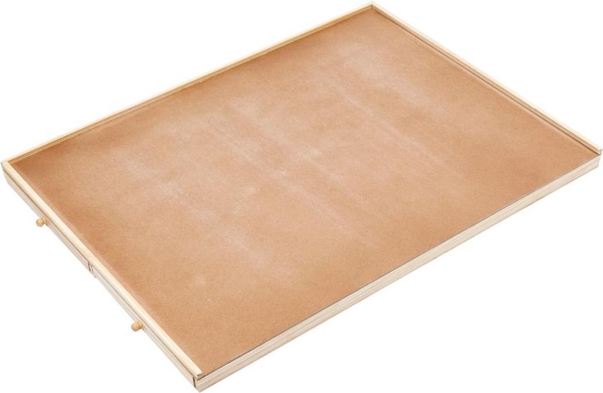 Puzzelplaat Met Lades - Gemakkelijk Je Puzzel Opruimen - 76x57 Cm - Bruin