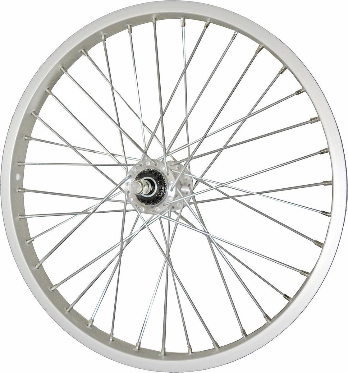 VWP Voorwiel 20 X 1.75 Im40 Rollerbrake Aluminium 36g Zilver