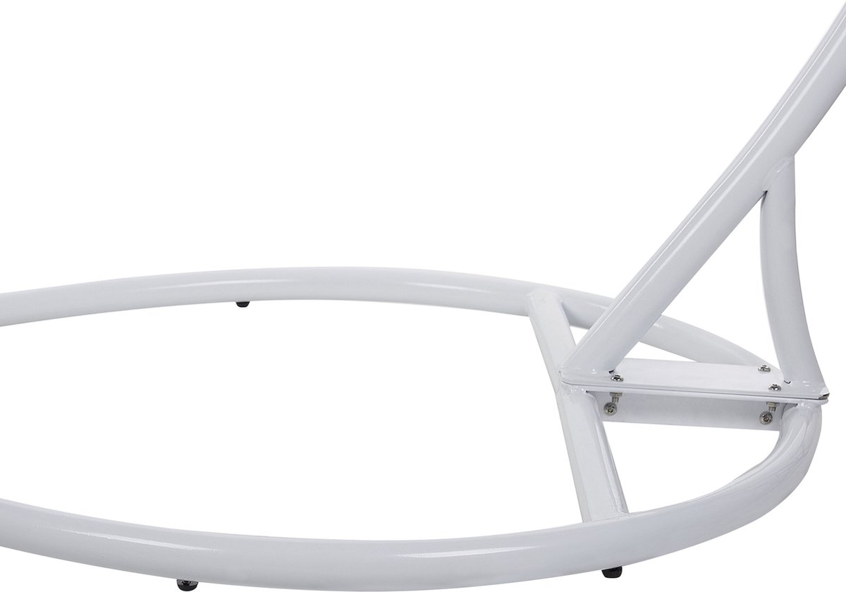 Beliani - Hangstoel--polyrotan - Grijs