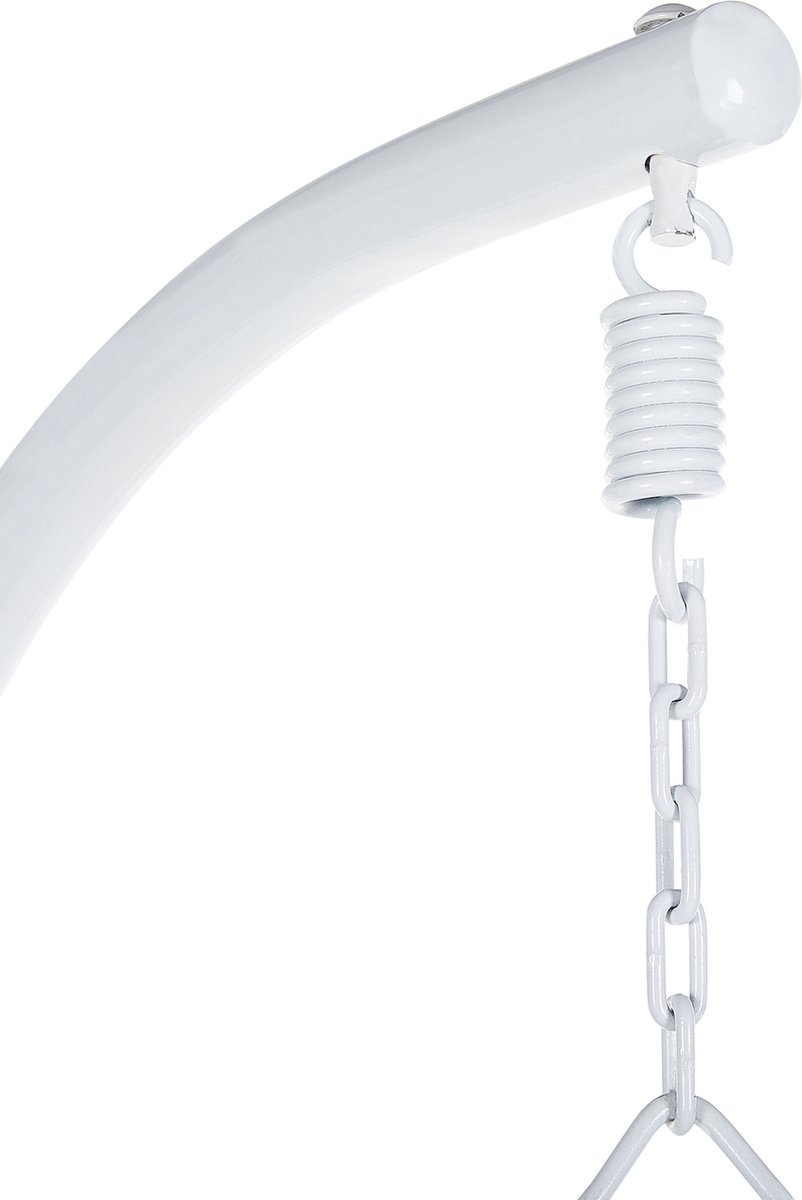 Beliani - Hangstoel--polyrotan - Grijs