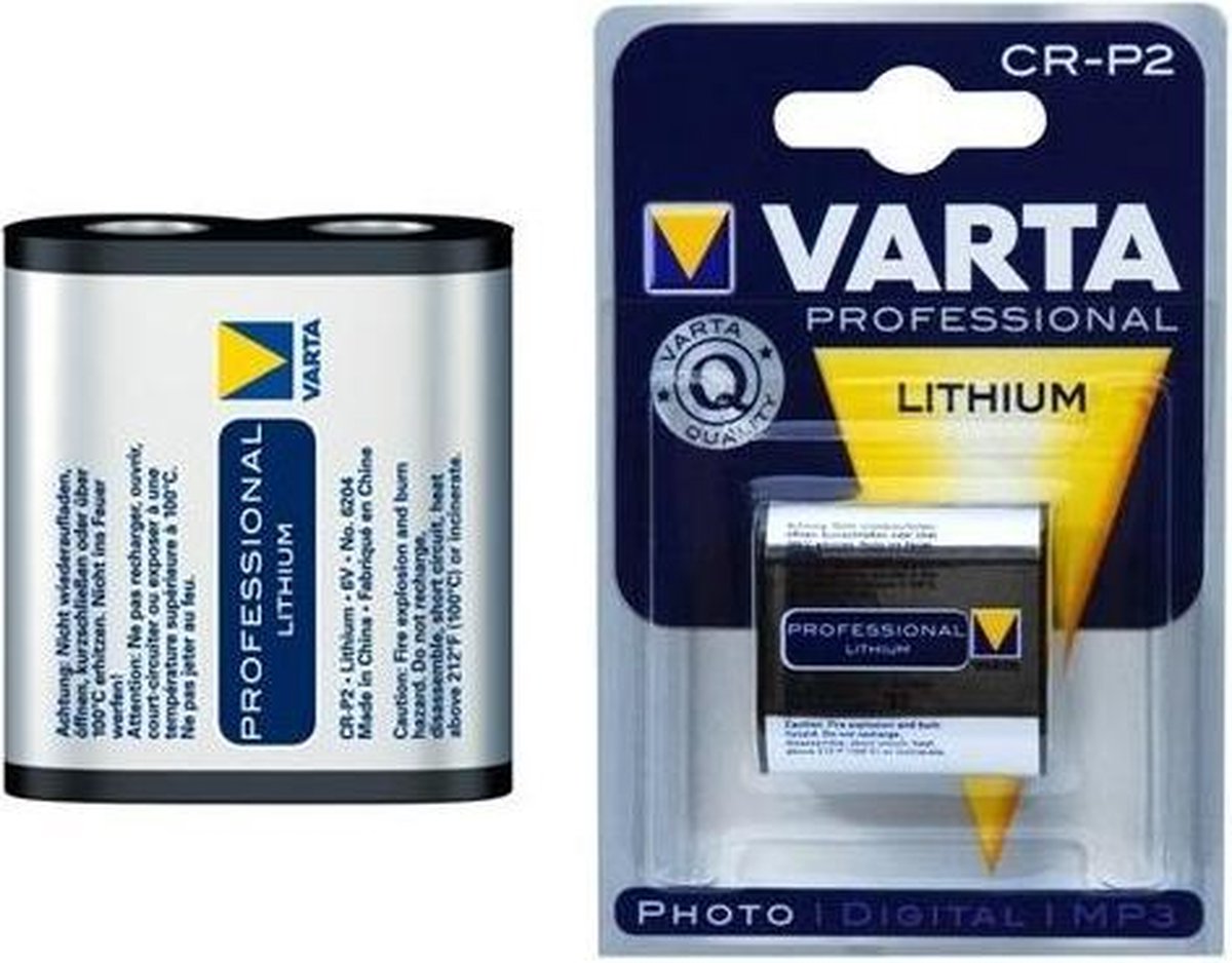 Varta Batterij Lithium Foto Crp2 6v 6204301401