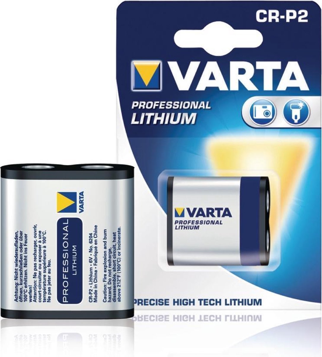Varta Batterij Lithium Foto Crp2 6v 6204301401
