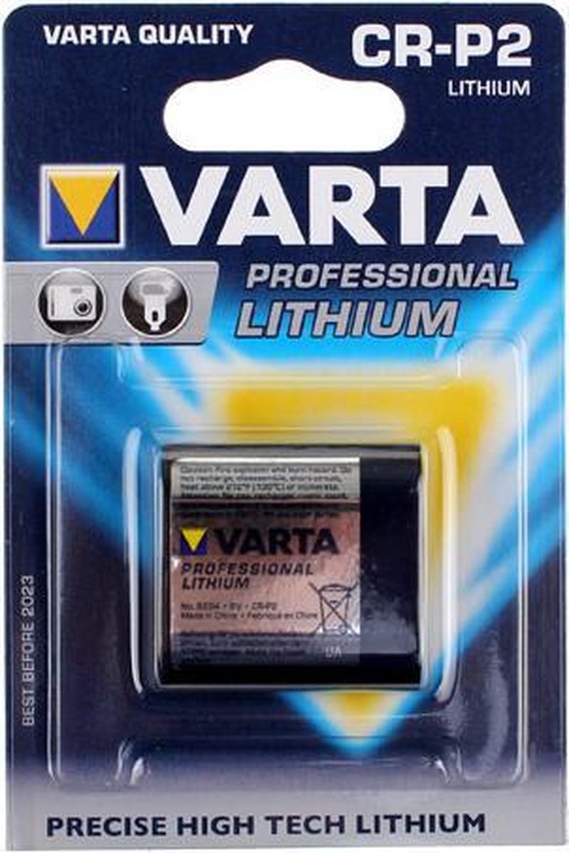 Varta Batterij Lithium Foto Crp2 6v 6204301401