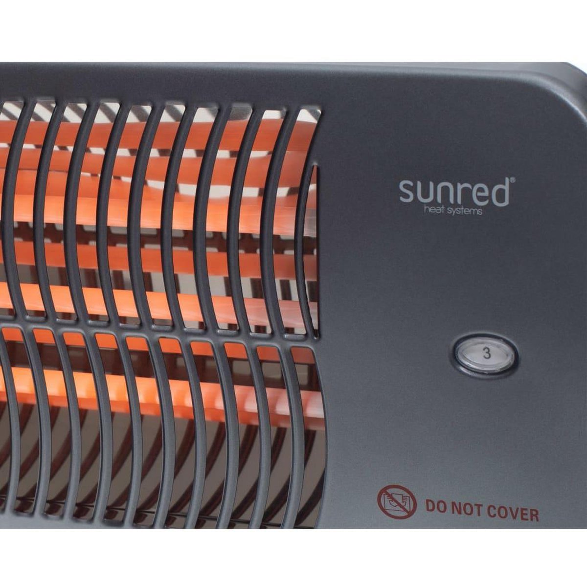 SunRed Lugo Terrasheater - Grijs
