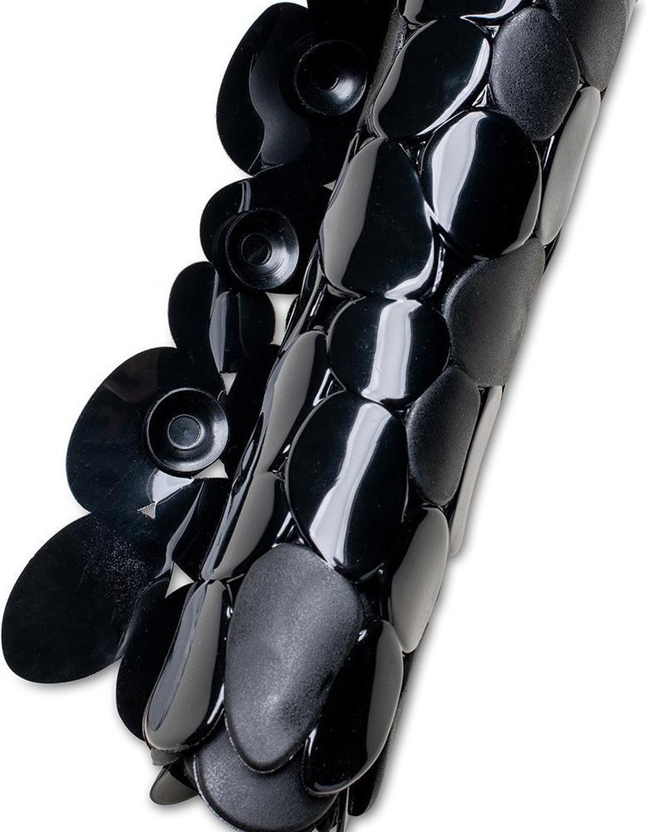 e Anti-slip Douche Mat 53 X 53 Cm Vierkant - Badmatjes - Zwart