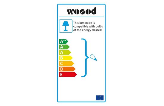 Woood Exclusive Pien Vloerlamp - Zwart