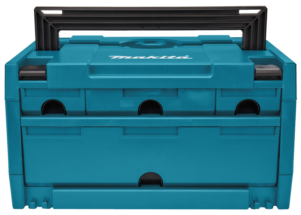 Makita MAKSTOR 3.4 M-box Systainer met 4 laden - 395x295x215 mm - P-84311