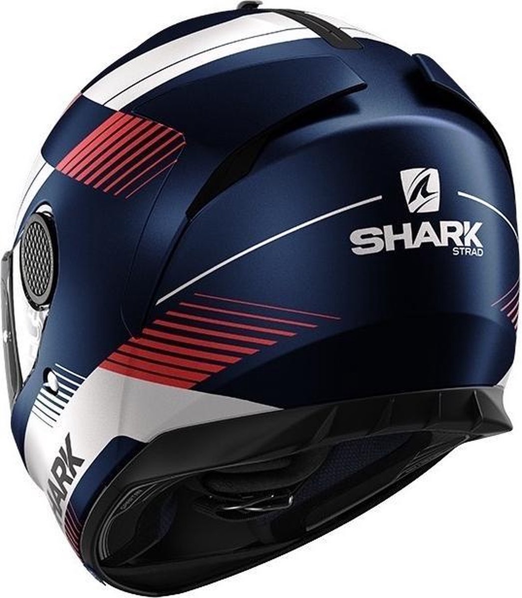 Shark Integraalhelm Spartan 1.2 Strad + Bivakmuts - Antraciet Zilver - Zwart