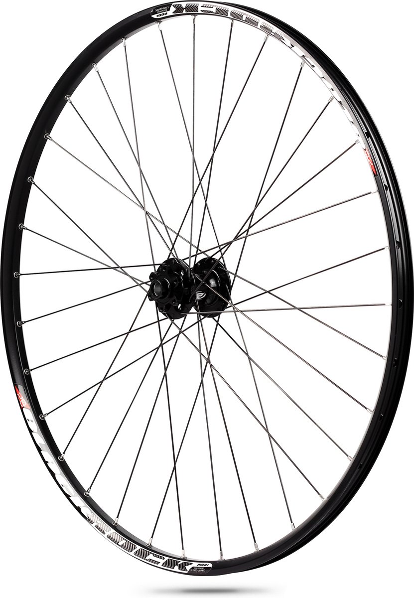 Rodi "Wielset Blackrock 27.5"""" / 584*21 - 8/9/10 Speed - 32 Gaats - Qr -" - Zwart