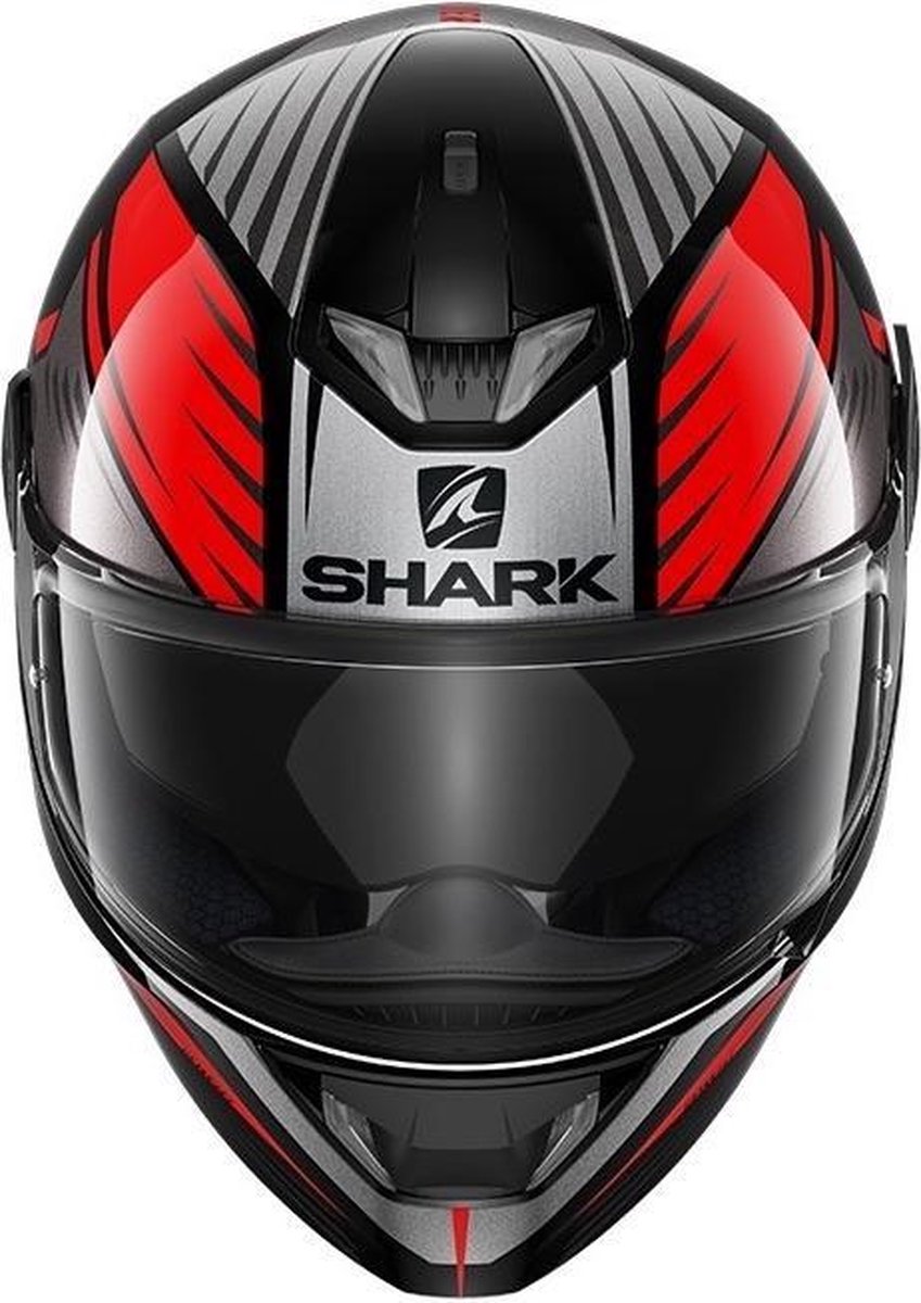 Shark Skwal 2 Hallder Integraalhelm + Bivakmuts - Antraciet - Zwart