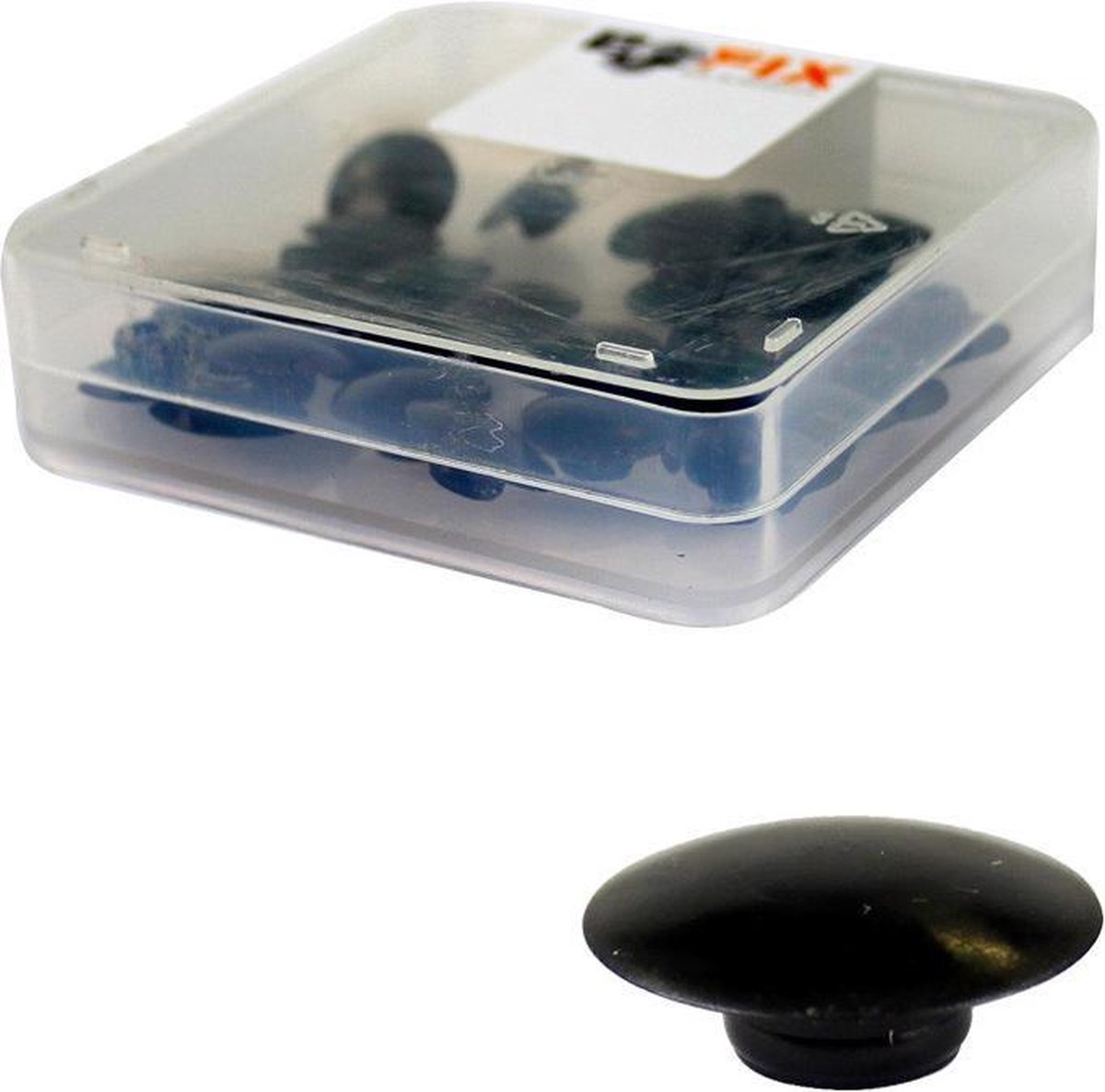 Bofix Inbus Dopje M8/sw6 Per 25st - Zwart