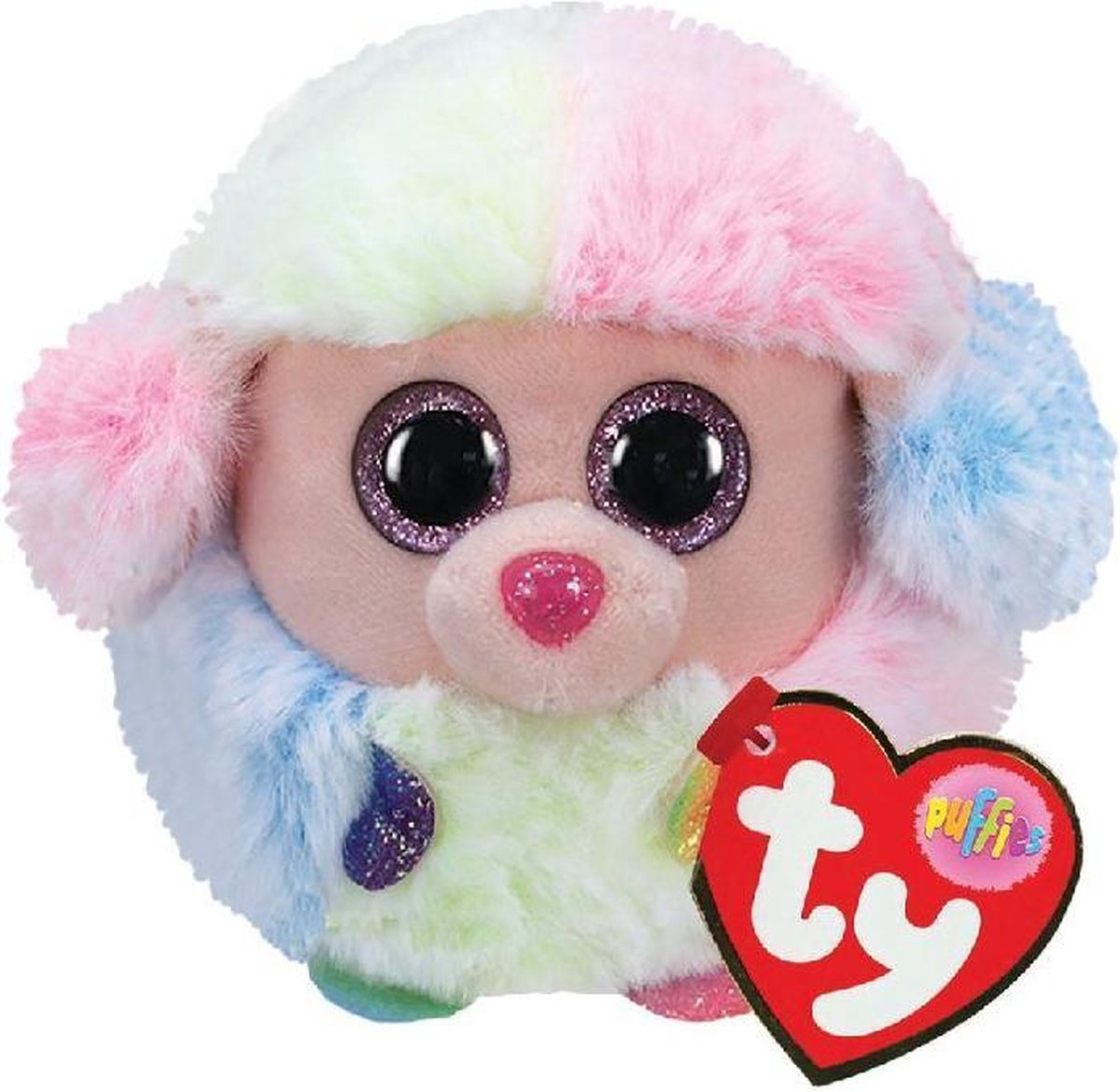 Top1Toys Ty Teeny Puffies Rainbow Poodle 10cm